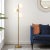 Traditional Devlyn 3-Light 62" Floor Lamp in Gold For Sale - Image 3 of 9