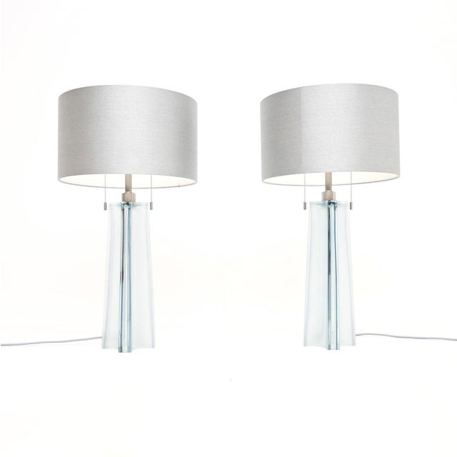 Italian Murano Glass Quatrefoil Table Lamps from Donghia, 2000, Set of 2 For Sale - Image 11 of 11