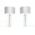 Italian Murano Glass Quatrefoil Table Lamps from Donghia, 2000, Set of 2 For Sale - Image 11 of 11