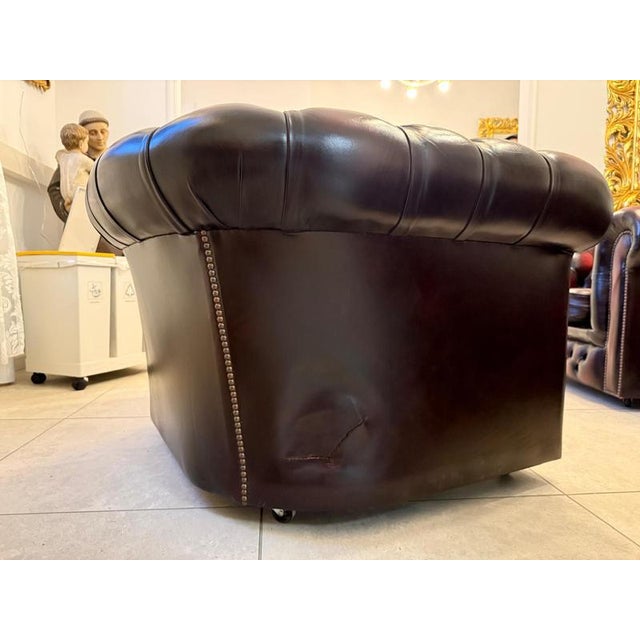 Vintage Chesterfield Club Chair For Sale - Image 16 of 18