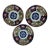 Early 20th Century Antique Imari Plates - Set of 3 For Sale