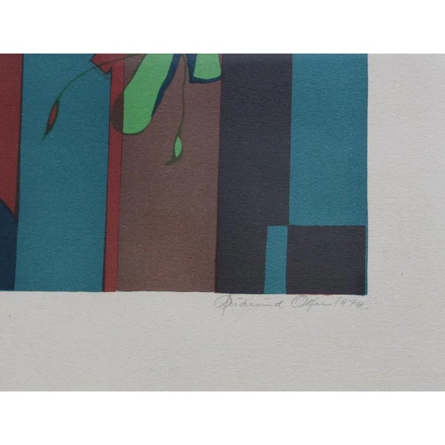 Gudmund Olsen, Abstract Composition, 1974, Lithograph For Sale - Image 3 of 5