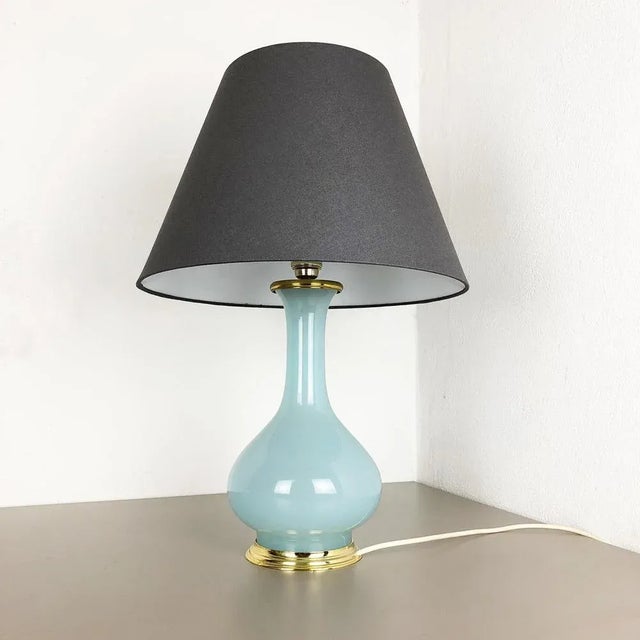 Article: table light opal Murano glass Producer: Cenedese Vetri Origin: Murano, Italy Age: 1960s Description: This...