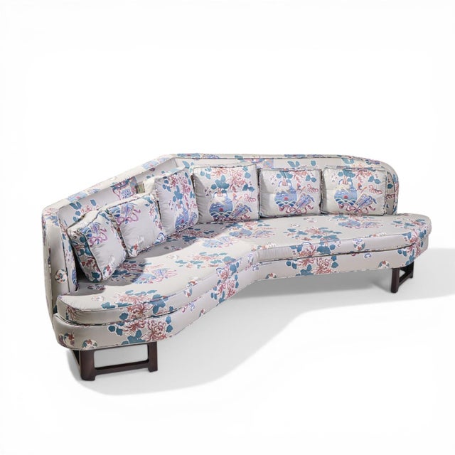 Edward Wormley for Dunbar 6392a Mid Century Janus Sofa For Sale - Image 9 of 9