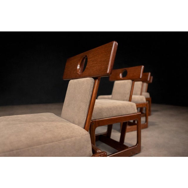 “Cuiaba” Dining Set in Hardwood, Sergio Rodrigues, 1970s For Sale - Image 11 of 13