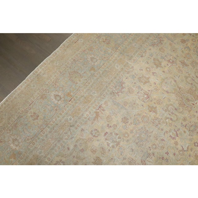 Antique Zabihi Collection Persian Tabriz Rug - 10'3" x 13'7" For Sale - Image 4 of 11