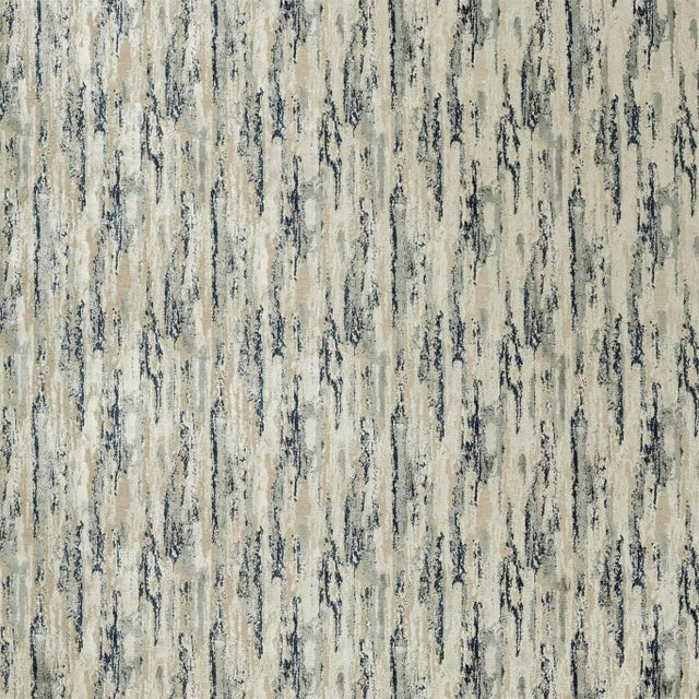 Harlequin Sial Fabric in Ink/ Topaz For Sale