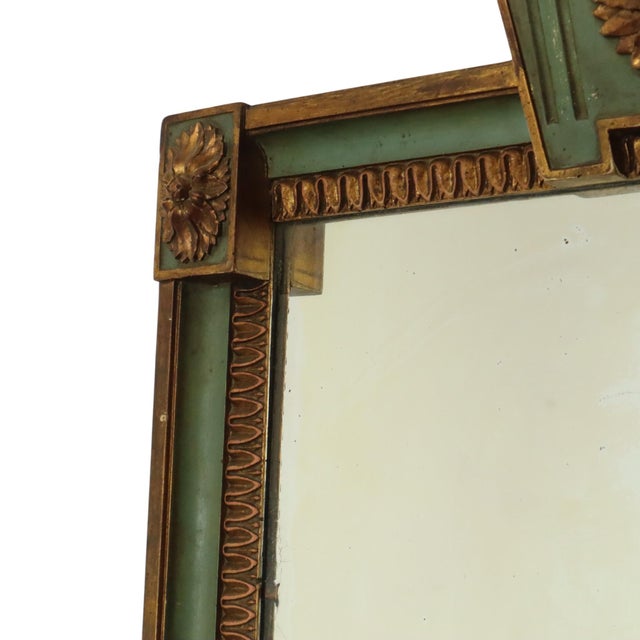 Large Gilt Wood Mirror, France, 1920 For Sale - Image 11 of 18