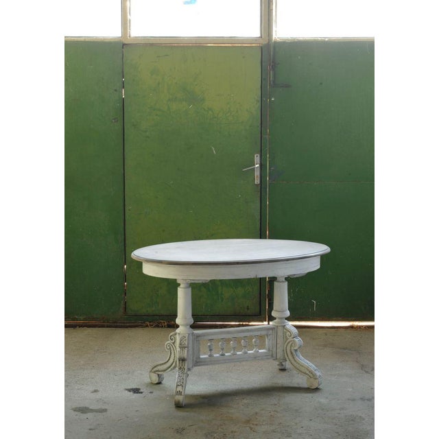 Oval-Shaped Salon Coffee Table, 1800s For Sale - Image 5 of 9