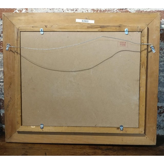 Bernard Glasgow - 1930s California Harbor Scene Oil Painting For Sale - Image 9 of 10