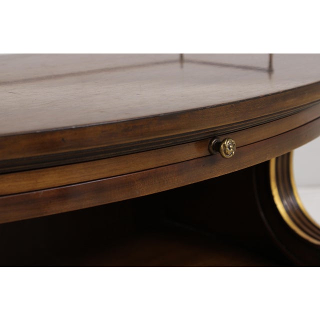 Karges French Provincial Walnut Nightstand For Sale - Image 12 of 18