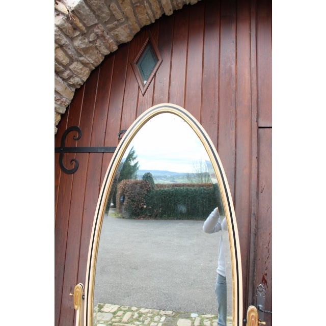 Cream Art Deco Mirror by Maurice Dufrene, 1918 For Sale - Image 8 of 12