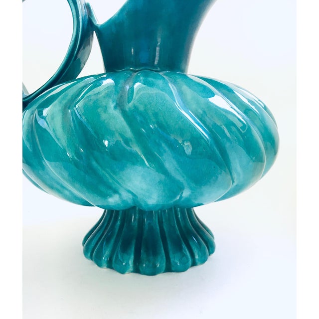 Midcentury Modern Studio Art Pottery Duck Spout Decanter by Alexandre, 1950s For Sale - Image 6 of 11