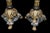 Superb Pair of French Antique Marble & Bronze Ornate Pedestals For Sale - Image 4 of 4