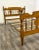 Vintage Full Size Low Poster Spindle and Panel Bed For Sale - Image 9 of 10