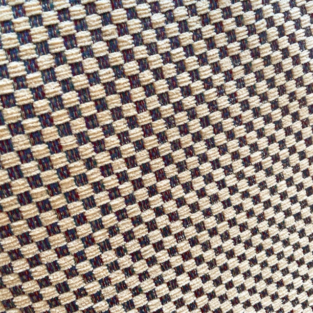 1990s 1990s Palecek President's Rattan Chairs and Ottomans For Sale - Image 5 of 6