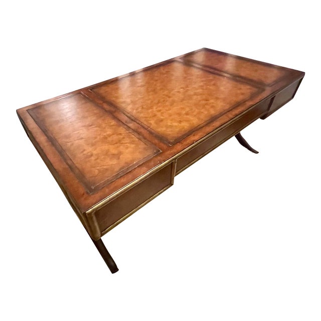 Correspondents Leather Writing Desk & Chair For Sale