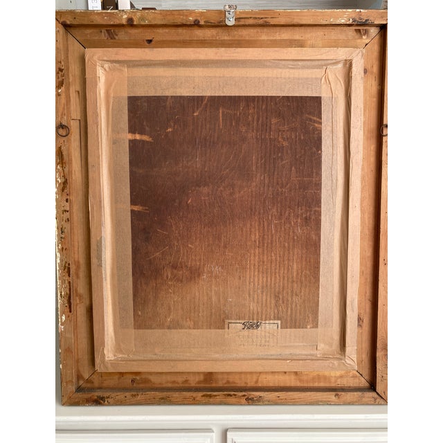 Mid 20th Century The Wynnstay Glascow Clipper Sailing Ship Painting in Gold Frame For Sale - Image 14 of 14