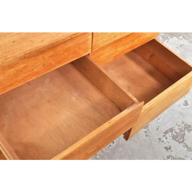 Vintage Chest of Drawers in Beech, 1950s For Sale - Image 10 of 11