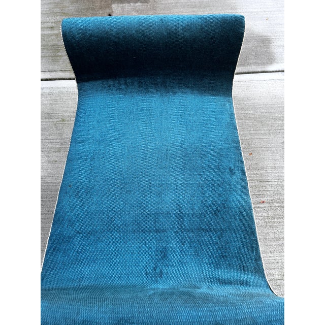 Late 19th Century Antique Scroll Bentwood Bobbin Velvet Bench Chair For Sale - Image 11 of 11