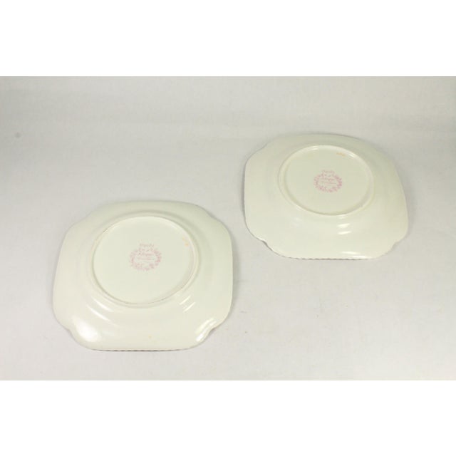 Early 1800's Spode Felspar Porcelain Pair of Armorial Cabinet Plates Welman Crest For Sale - Image 15 of 18