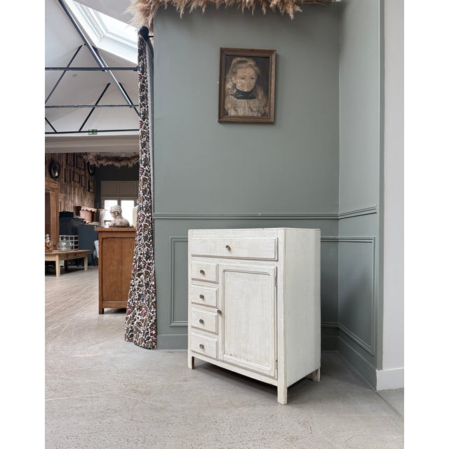Vintage Patinated Parisian Buffet, 1940s For Sale - Image 3 of 16