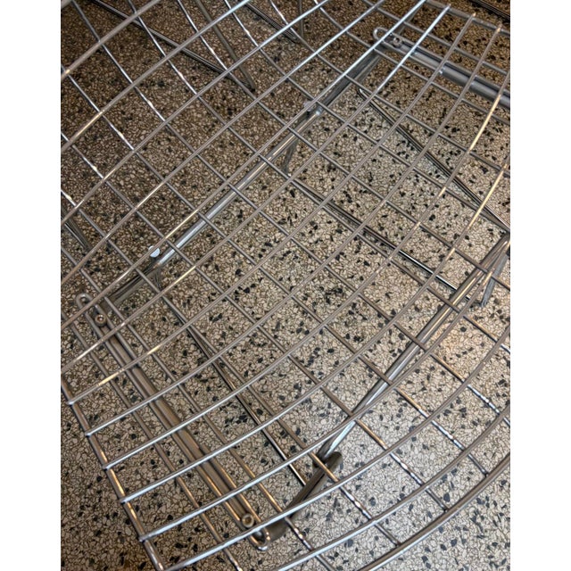 Chrome-Plated Side Chairs by Harry Bertoia for Knoll, 1970s, Set of 4 For Sale - Image 17 of 18