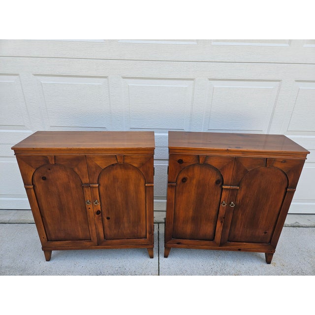1950s Pine Shop Original Hallway Cabinets For Sale - Image 5 of 15