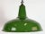 Green Industrial Green Enamel Factory Pendant Lamp from Jackson Electrical Co., 1960s For Sale - Image 8 of 18