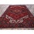 Persian Vintage HandMade 1960s Red Persian Heriz Wool Rug For Sale - Image 3 of 12