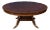 Traditional Round Walnut Dining Table by Leighton Hall - Made-to-Order For Sale
