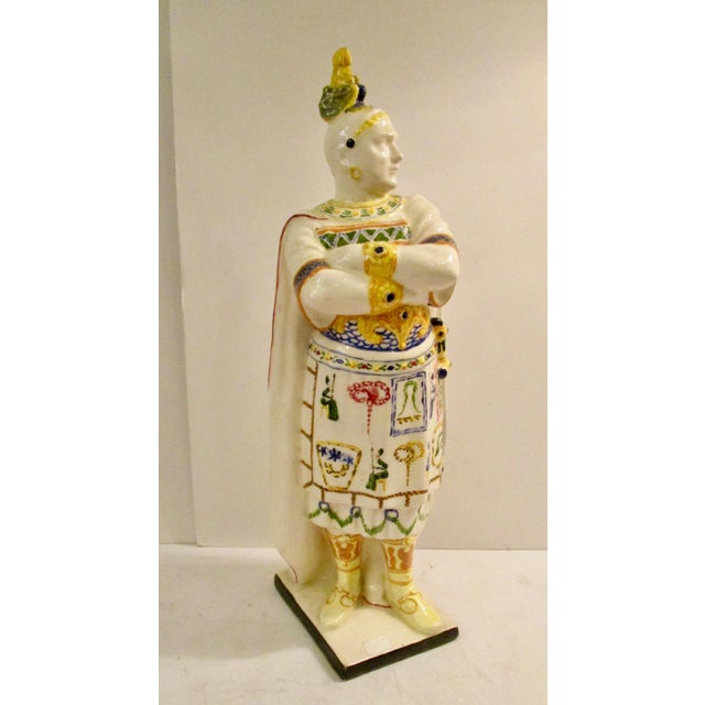 Italian Ceramic Figure of Caruso Early 20th For Sale - Image 10 of 11