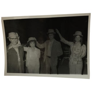 Vintage 1960s Hat Party on a Cruise Photograph For Sale