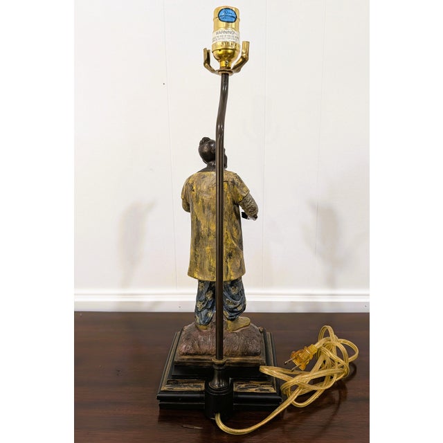 Mid 20th Century Rare Viennese Cold Painted Bronze Figural Table Lamps, Orientalist Sculptures - a Pair For Sale - Image 15 of 17