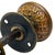 Late 19th Century 1890s American Bronze Door Knobs With Rosettes - A Pair For Sale - Image 5 of 9