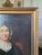 Black Antique 19th Century Victorian Oil Painting Portrait of a Lady For Sale - Image 8 of 18