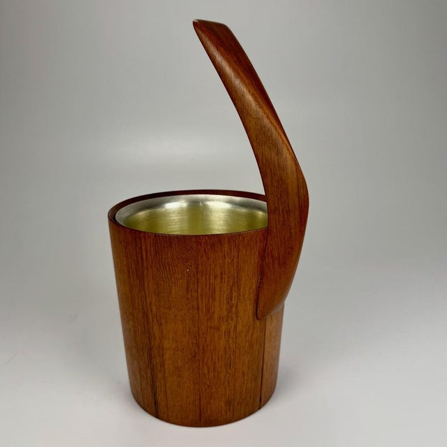 Mid-Century Teak Wine Cooler, Italy, 1960s For Sale - Image 4 of 9