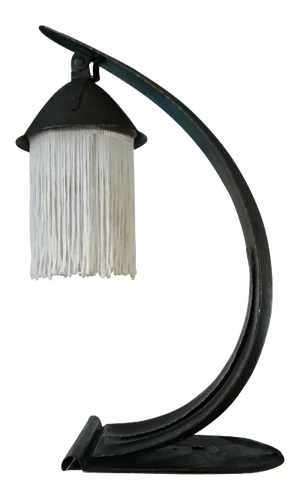 Antique Amsterdam School Table Lamp