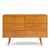 Paul McCobb for Planner Group Mid Century 6 Drawer Lowboy Dresser This lowboy measures: 48 wide x 18.25 deep x 33.5 inches...