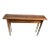 Modern Mid Century Style Solid Walnut Console For Sale