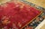 1920s Ruby Red Floral Antique Chinese Art Deco Carpet 8'10" X 11'2" Handknotted Pile Wool Rug For Sale In New York - Image 6 of 9
