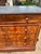 French 19th Century Louis Philippe Flame Mahogany Marble Top Commode For Sale - Image 10 of 12