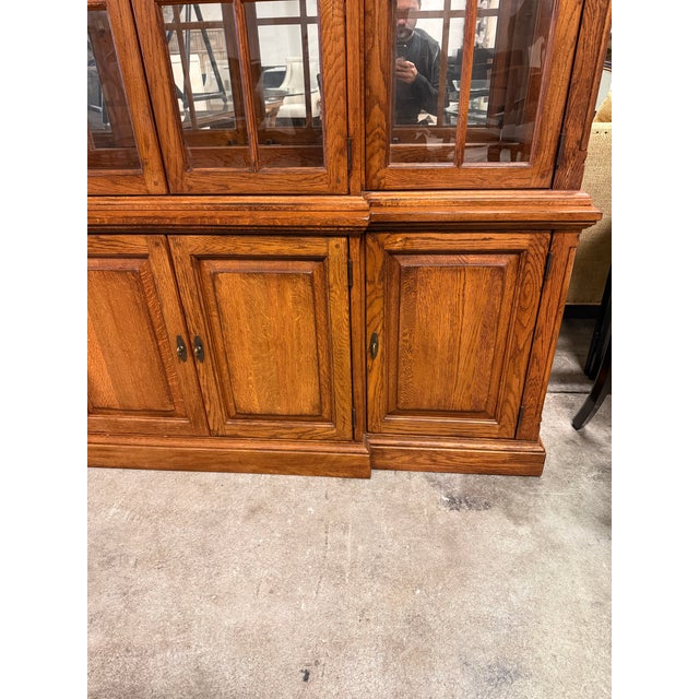 Design Plus Gallery presents the Mallard Two Piece Breakfront China Cabinet by Bob Timberlake for Lexington Furniture....