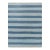 Rug & Kilim's Contemporary Dhurrie Rug in Blue Stripes - 8x10 For Sale