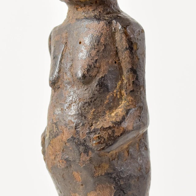 Early 20th Century Early 20th Century Suku Standing Male Figure on Base For Sale - Image 5 of 6