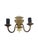 2-Armed Wall Lamp, Poland, 1970s For Sale - Image 10 of 10