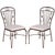 Brown Wrought Iron Garden Chairs - a Pair For Sale - Image 4 of 4