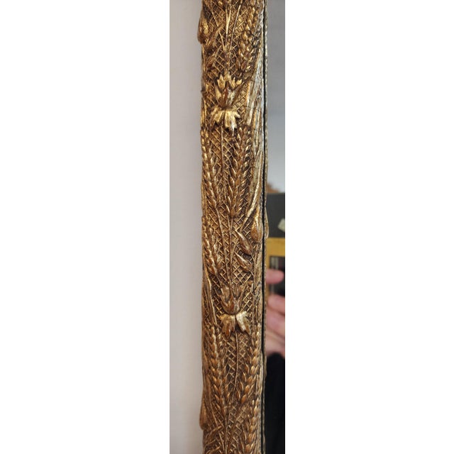 Antique Dutch Giltwood Faux Bamboo Repousse Wall Mirror For Sale In New York - Image 6 of 15