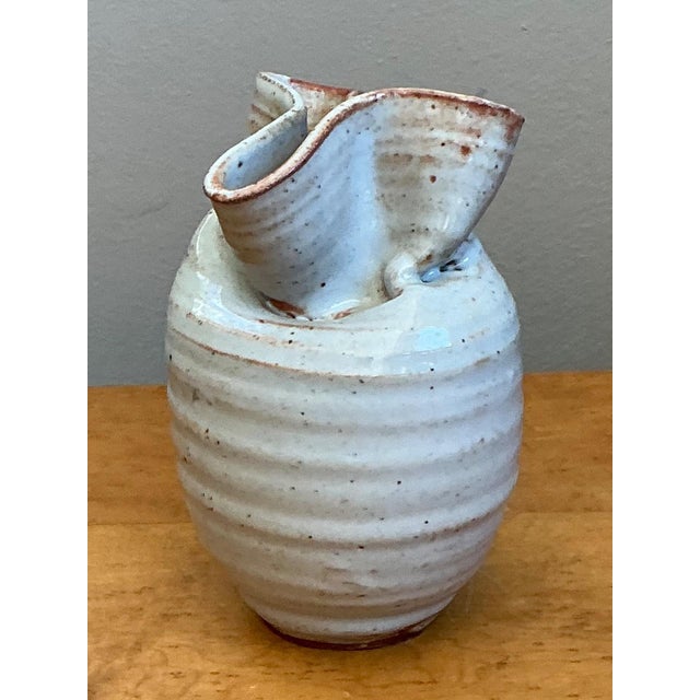 Vintage Abstract Ceramic Vase For Sale - Image 10 of 12