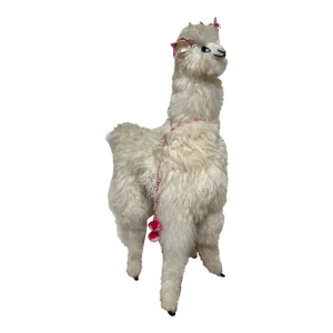 Vintage 1970s Large Handmade Alpaca Fur Sculpture